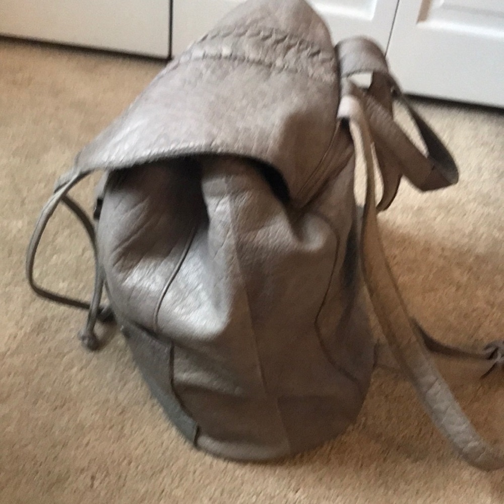 Leather mini backpack - Picture 4 of 5